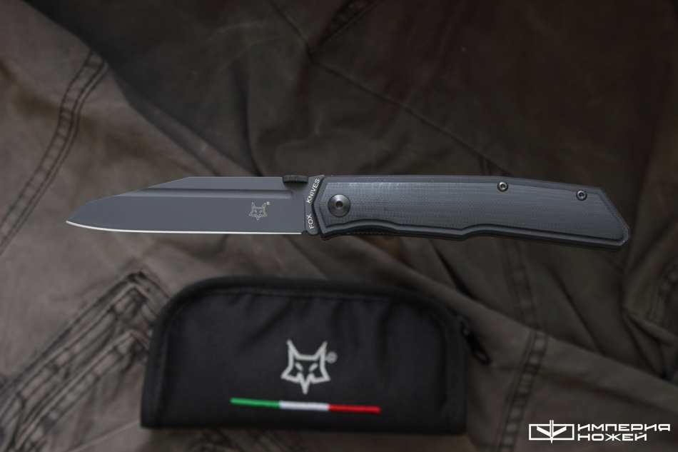 складной нож Fox Knives Design by Bob Terzuola (чёрный) – Fox