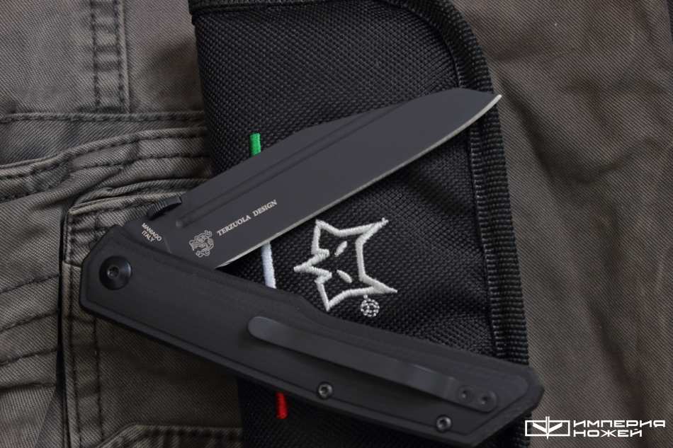 складной нож Fox Knives Design by Bob Terzuola (чёрный) – Fox фото 3