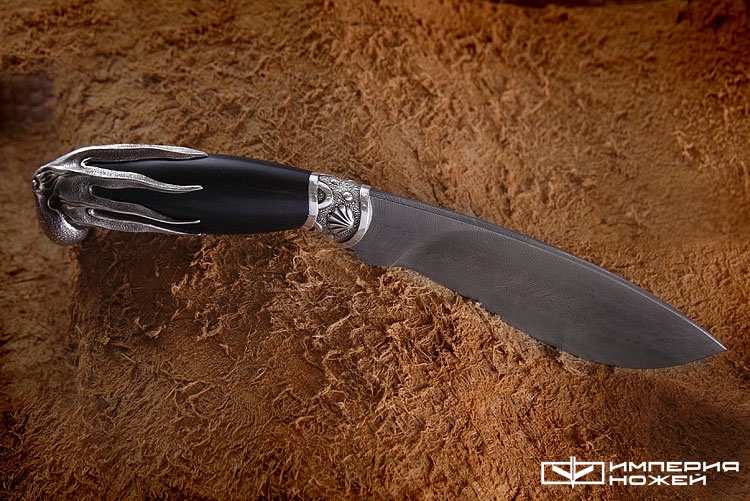 нож ручной работы Осьминог – Северная корона фото 3