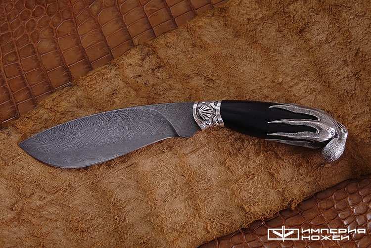 нож ручной работы Осьминог – Северная корона