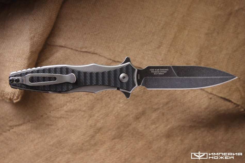 Складной нож Rick Hinderer Design Decimus Flipper BlackWash – Kershaw фото 2