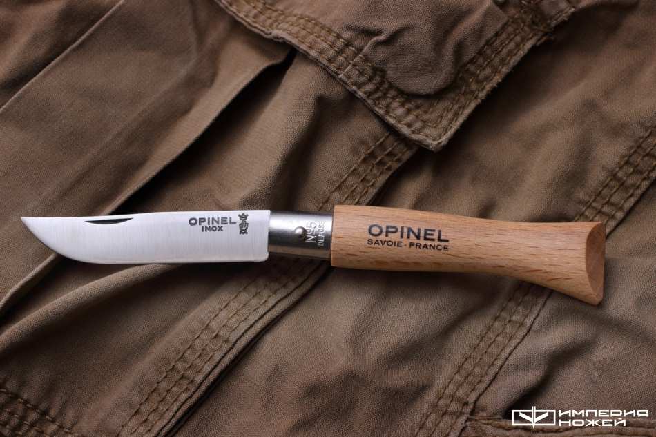 Складной нож Opinel №5, нержавеющая сталь,  бук – Opinel