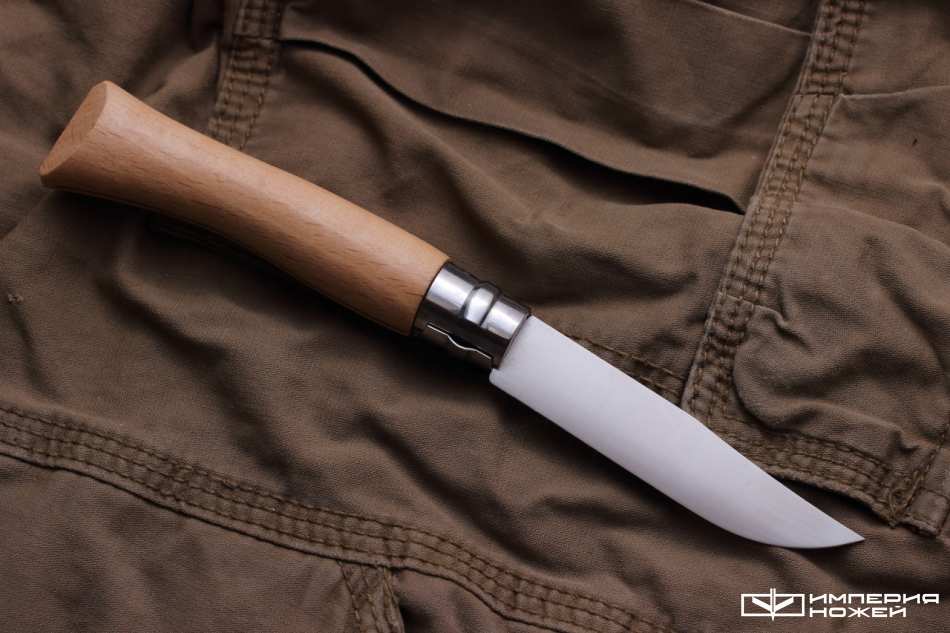 Складной нож Opinel №7, нержавеющая сталь, бук, блистер – Opinel фото 2