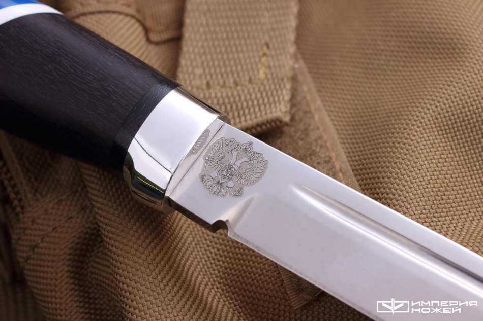 нож Финка-3 (символика РФ) – Златоуст АиР фото 3