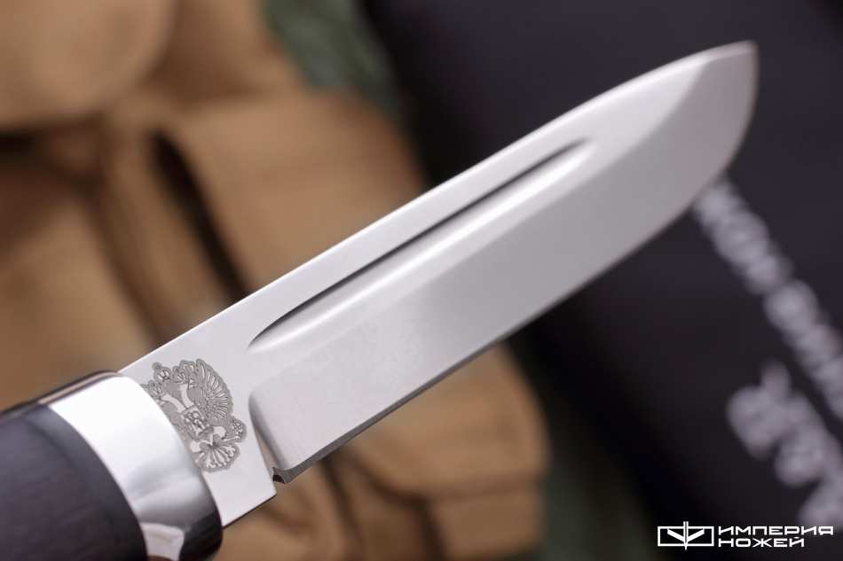 нож Финка-3 (символика РФ) – Златоуст АиР фото 4