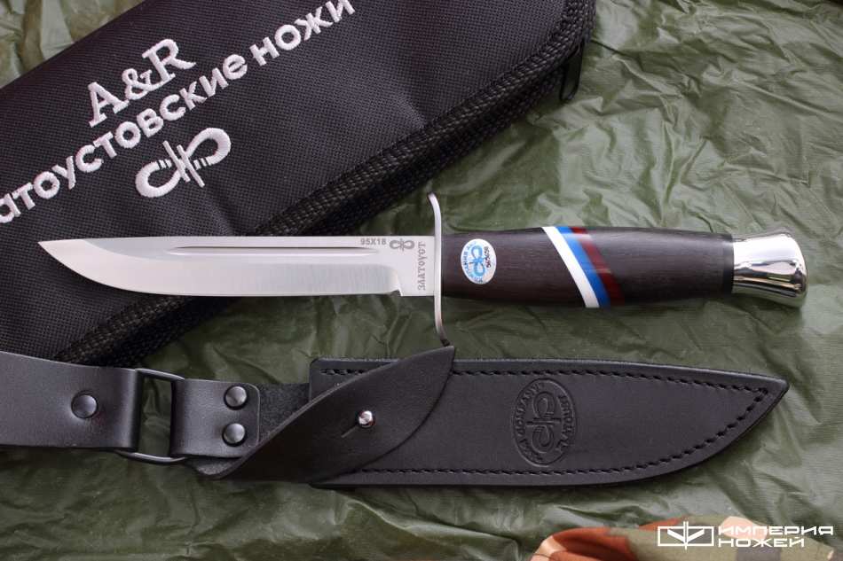нож Финка-2 (Символика РФ) – Златоуст АиР фото 3