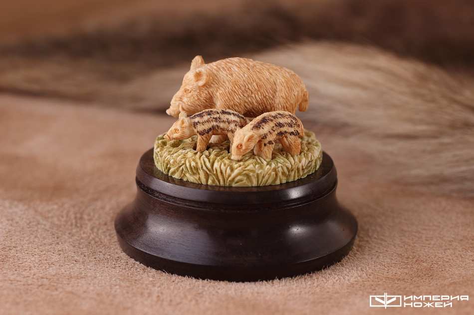 Скульптура из бивня мамонта Кабаны – Северная корона фото 3