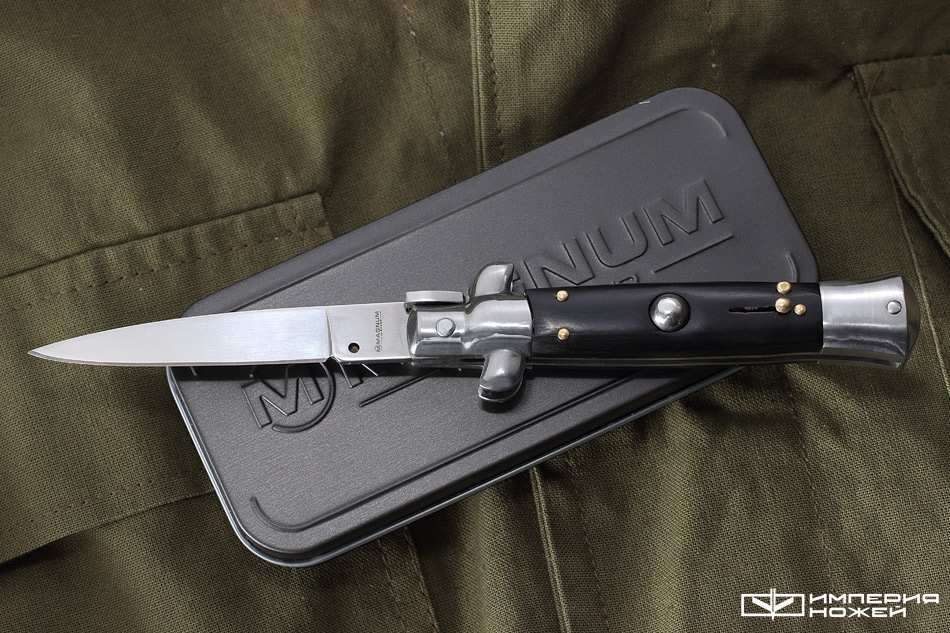 Sicilian Needle Dark Wood – Magnum by Boker