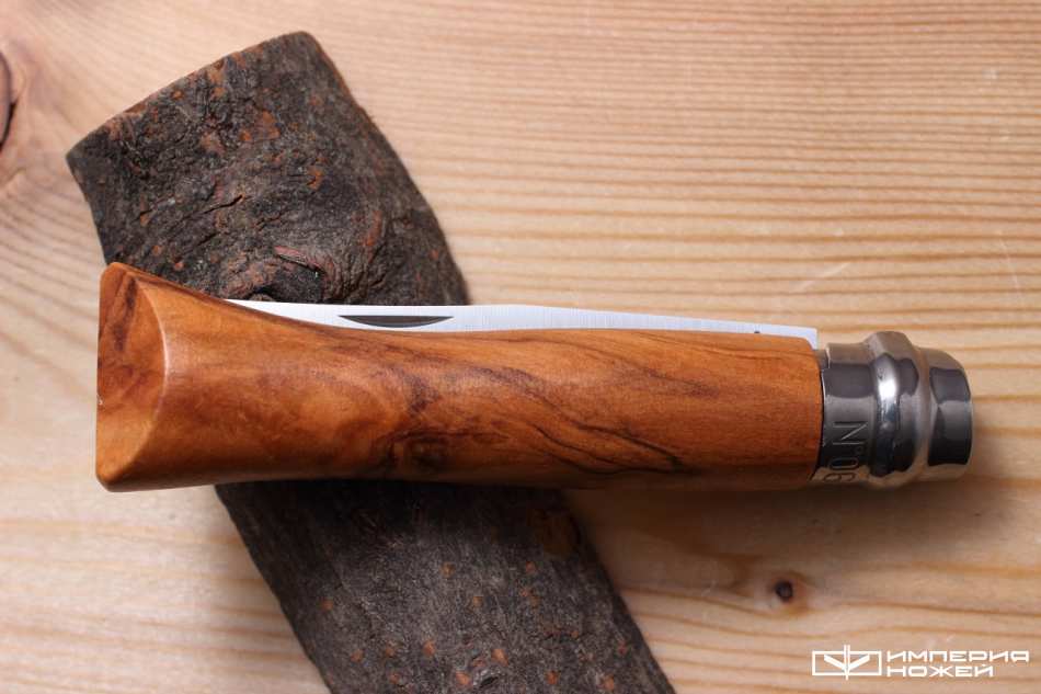 Раскладной нож Opinel №6, нержавеющая сталь, рукоять из оливкового дерева в картонной коробке – Opinel фото 5