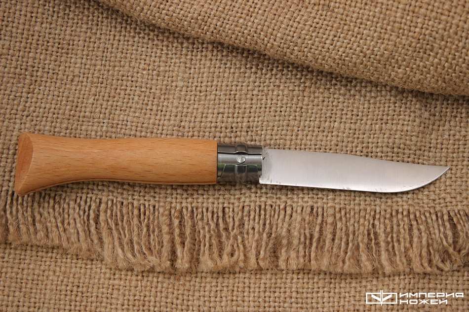 Складной нож Opinel №6, нержавеющая сталь (блистер) – Opinel фото 2