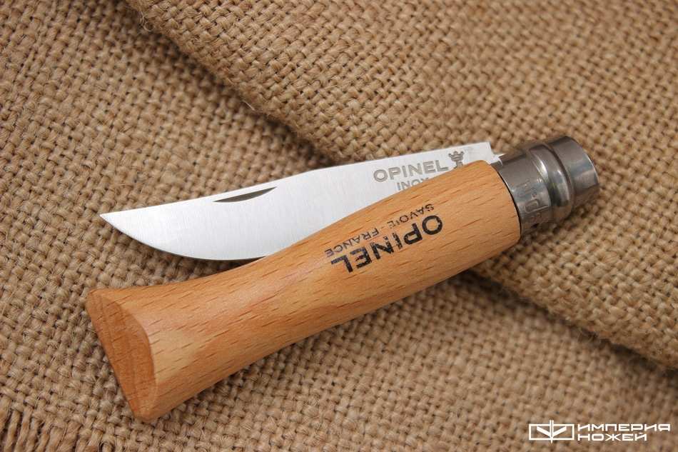 Складной нож Opinel №6, нержавеющая сталь (блистер) – Opinel фото 3