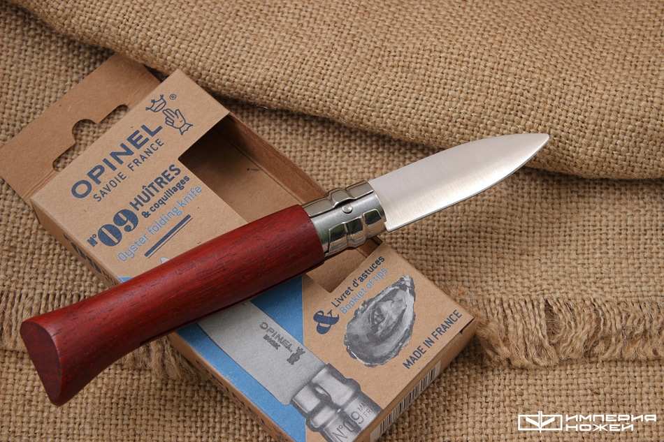 Складной нож Opinel №9, для устриц, нержавеющая сталь – Opinel фото 2