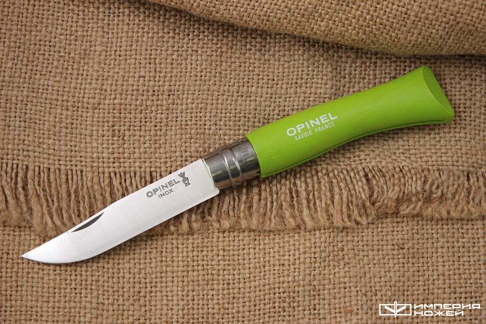 Opinel №7, нержавеющая сталь, зеленый – Opinel