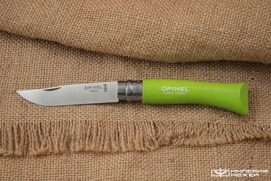 Opinel №7, нержавеющая сталь, зеленый – Opinel фото 2