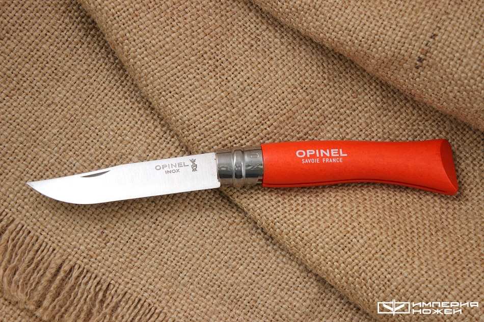 Opinel №7, нержавеющая сталь, оранжевый – Opinel