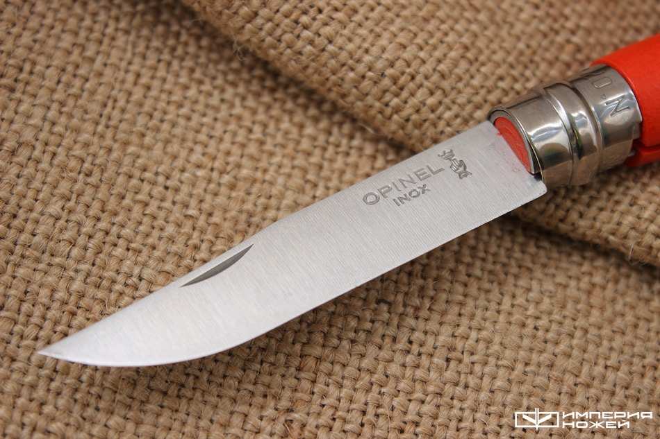 Opinel №7, нержавеющая сталь, оранжевый – Opinel фото 2