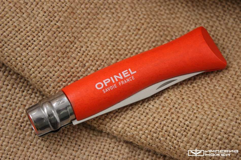 Opinel №7, нержавеющая сталь, оранжевый – Opinel фото 4
