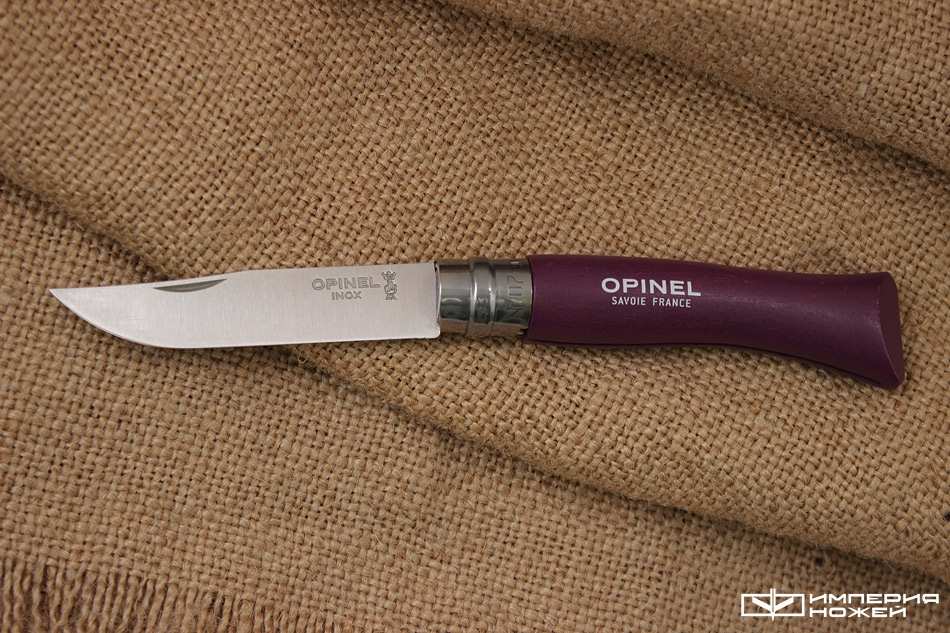 Opinel №7, нержавеющая сталь, фиолетовый – Opinel