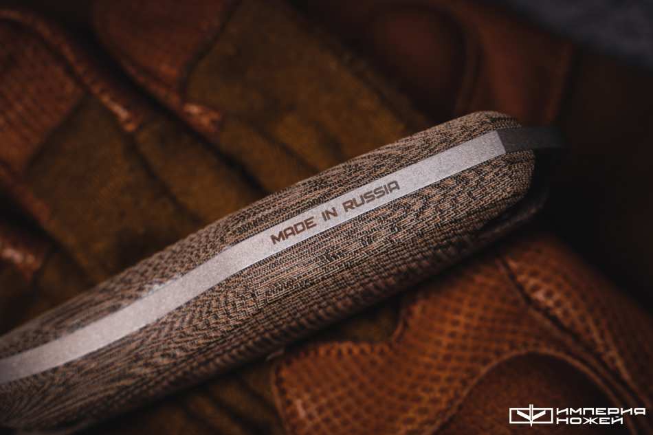 Нож скрытого ношения с фиксированным клинком Grave Micarta Aus-10 – N.C.Custom фото 5