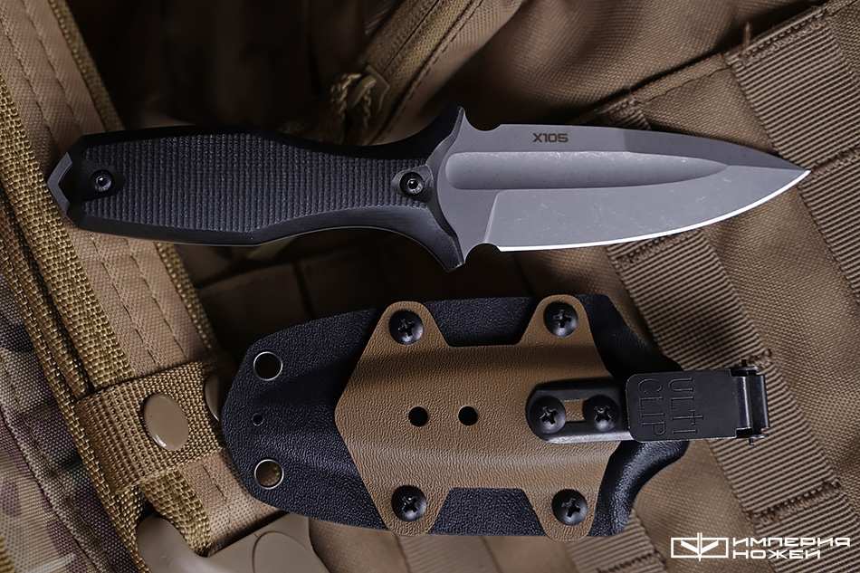 Нож скрытого ношения с фиксированным клинком Grave G10 – N.C.Custom фото 2