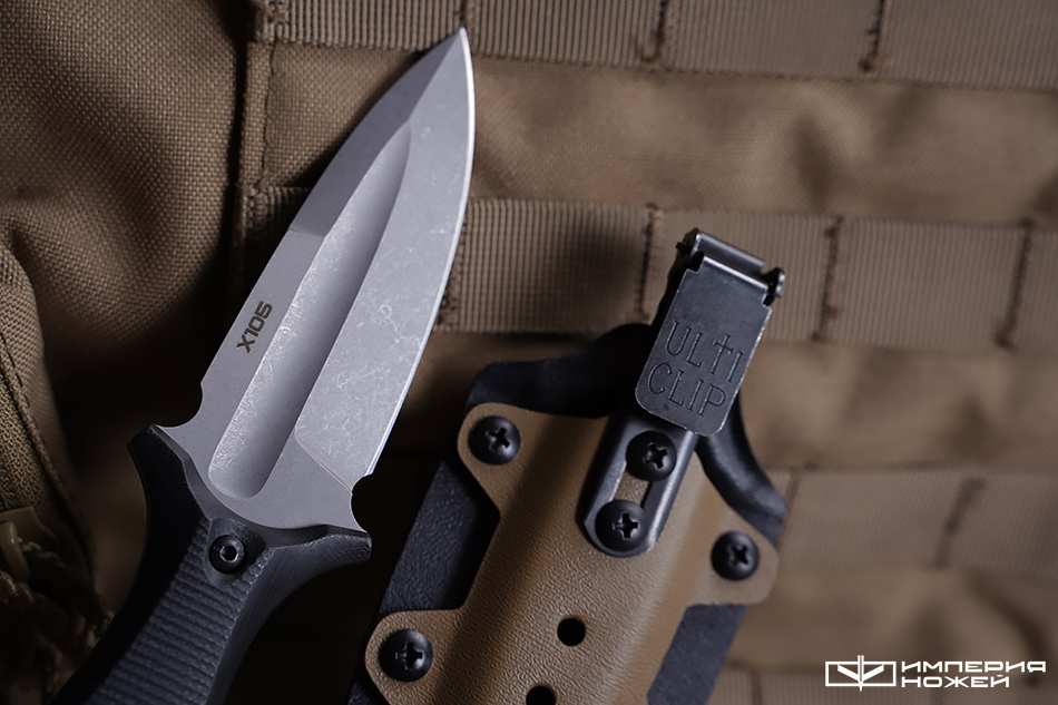 Нож скрытого ношения с фиксированным клинком Grave G10 – N.C.Custom фото 3
