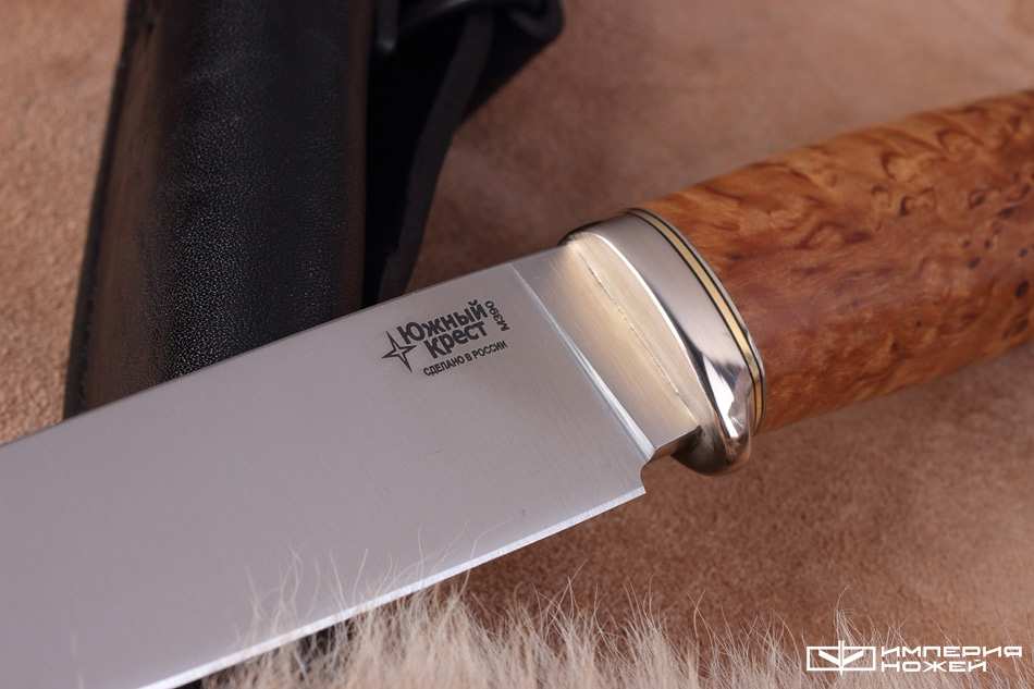 нож Джек карельская береза M390 – Южный Крест фото 4