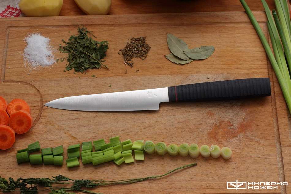 Нож кухонный U130 Черный – Owl Knife