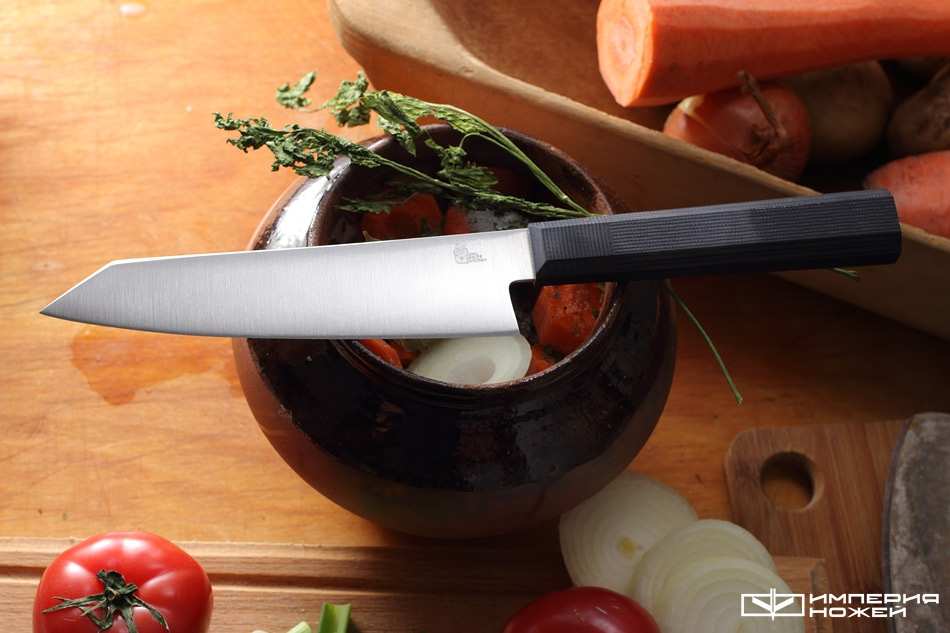 Нож кухонный Кирицуки 150 Черный – Owl Knife