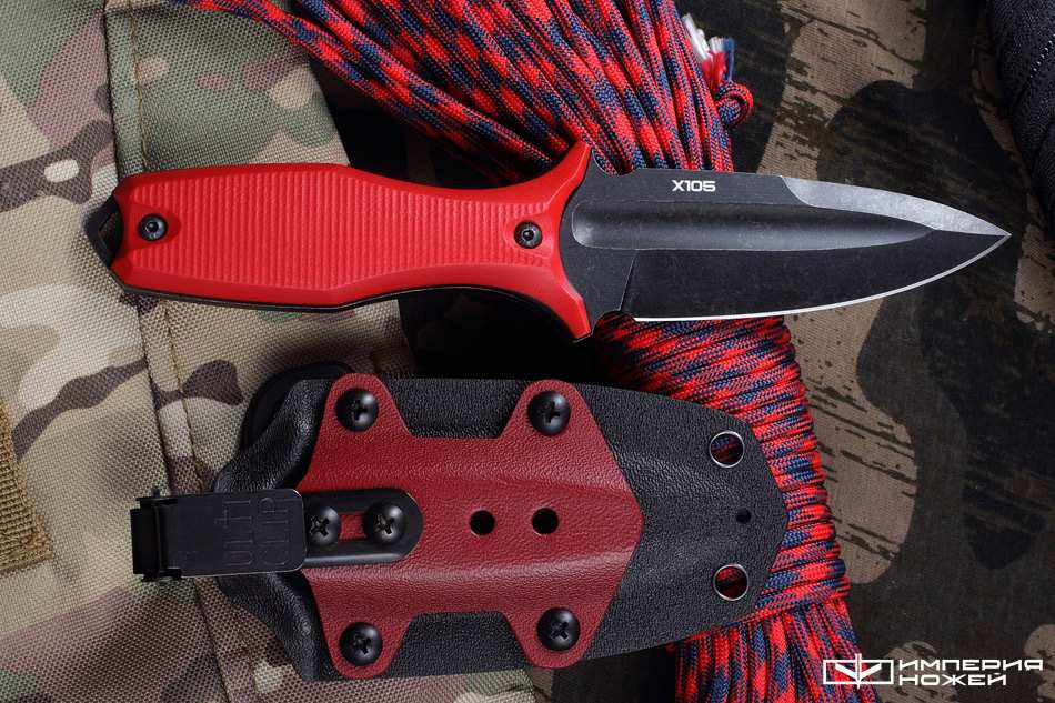 Нож скрытого ношения с фиксированным клинком Grave G10 Limited Aus 10 – N.C.Custom фото 2