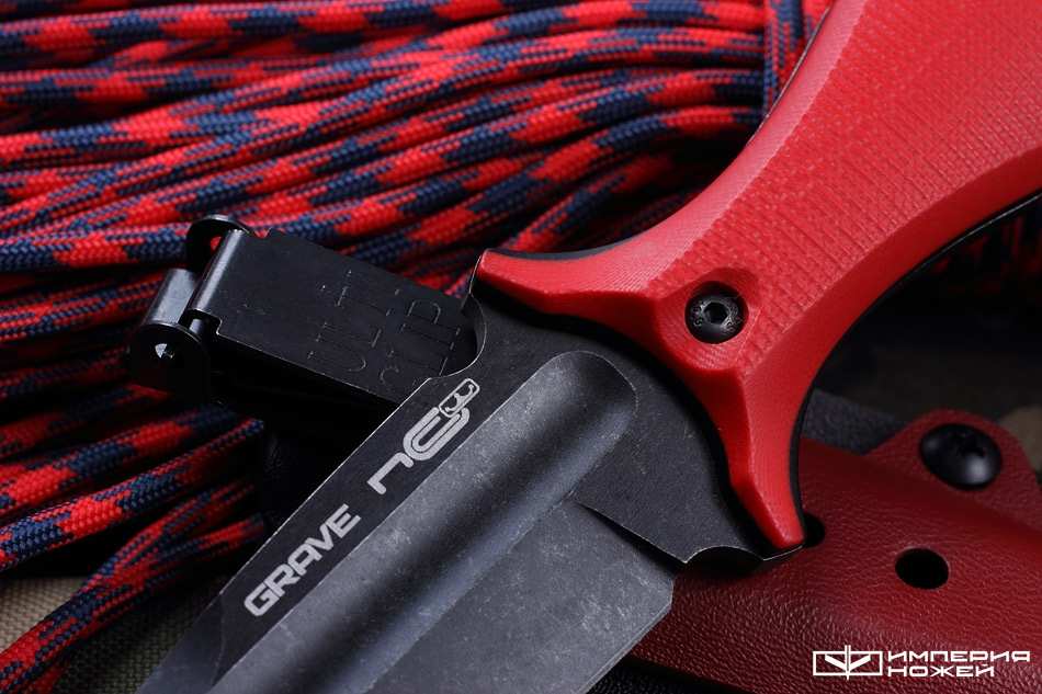 Нож скрытого ношения с фиксированным клинком Grave G10 Limited Aus 10 – N.C.Custom фото 3