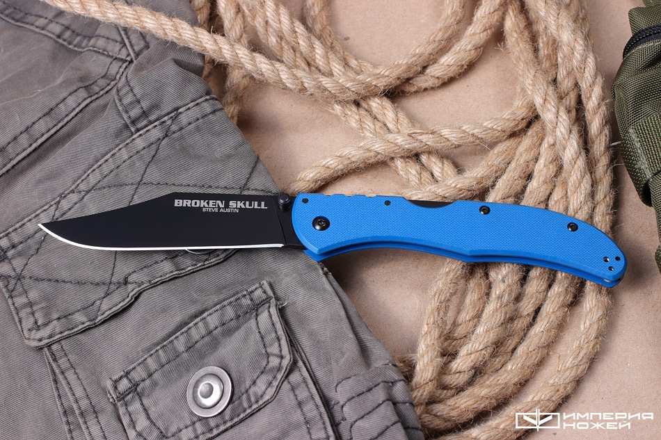 складной нож Broken Skull 4 Blue – Cold Steel