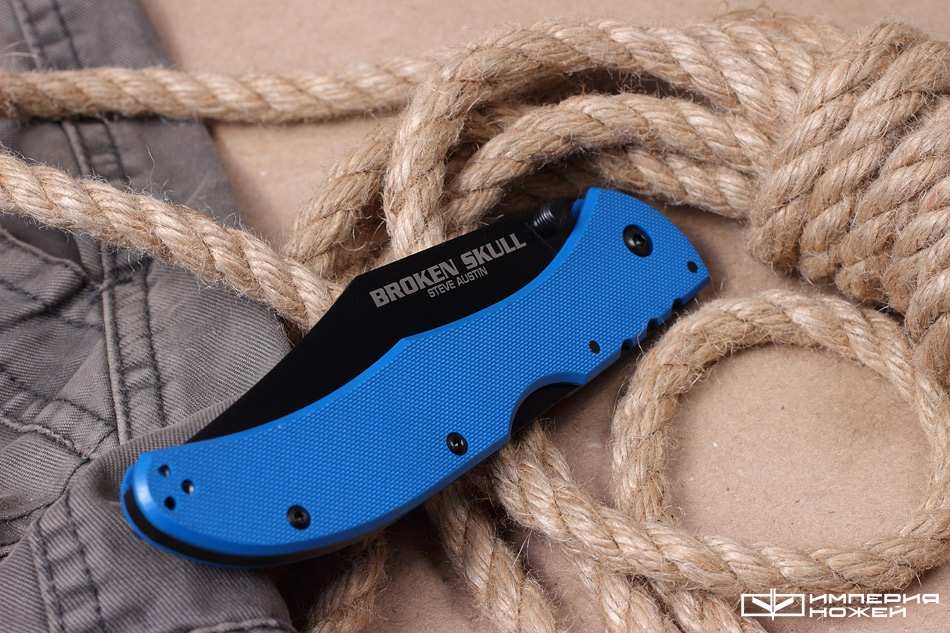 складной нож Broken Skull 4 Blue – Cold Steel фото 4