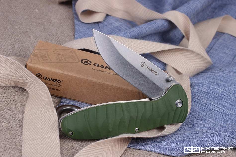 Нож Ganzo G6252-GR Зеленый – Ganzo фото 6