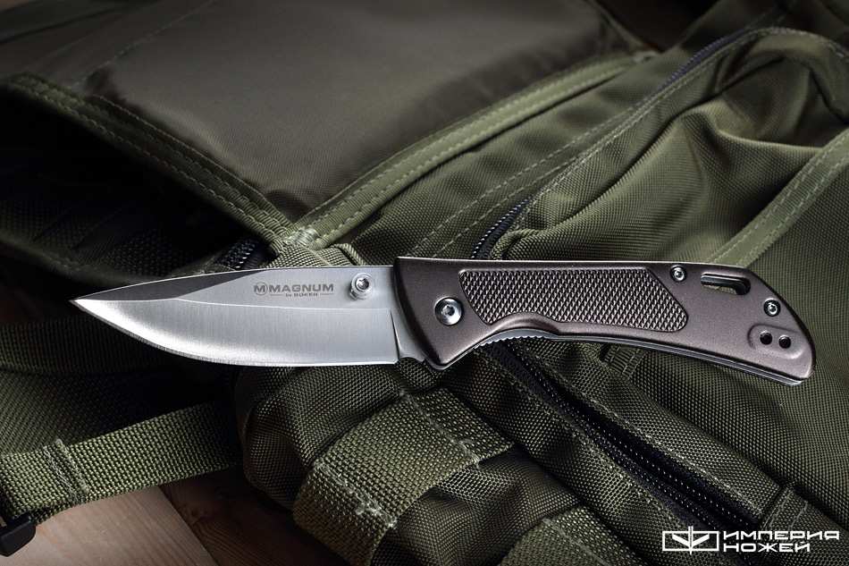 Нож Magnum by Boker Advance Checkering Dark Bronze – Magnum by Boker
