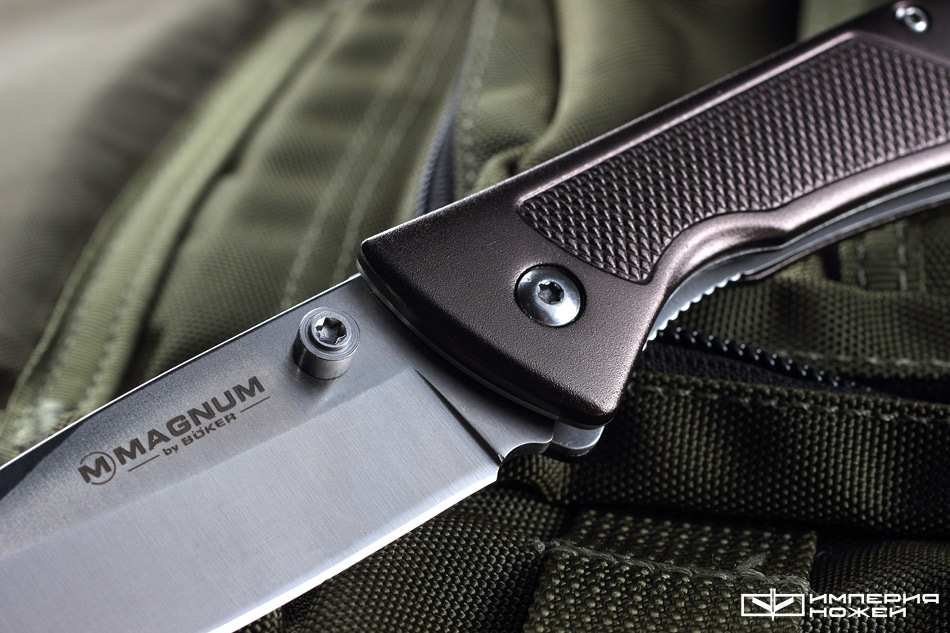 Нож Magnum by Boker Advance Checkering Dark Bronze – Magnum by Boker фото 3