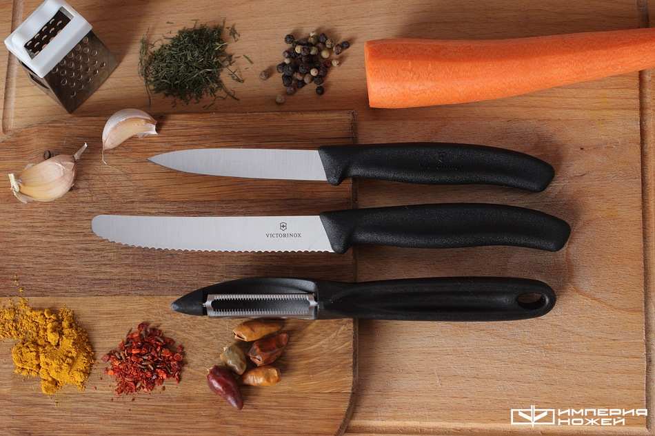 Набор из 3-х кухонных ножей  – Victorinox