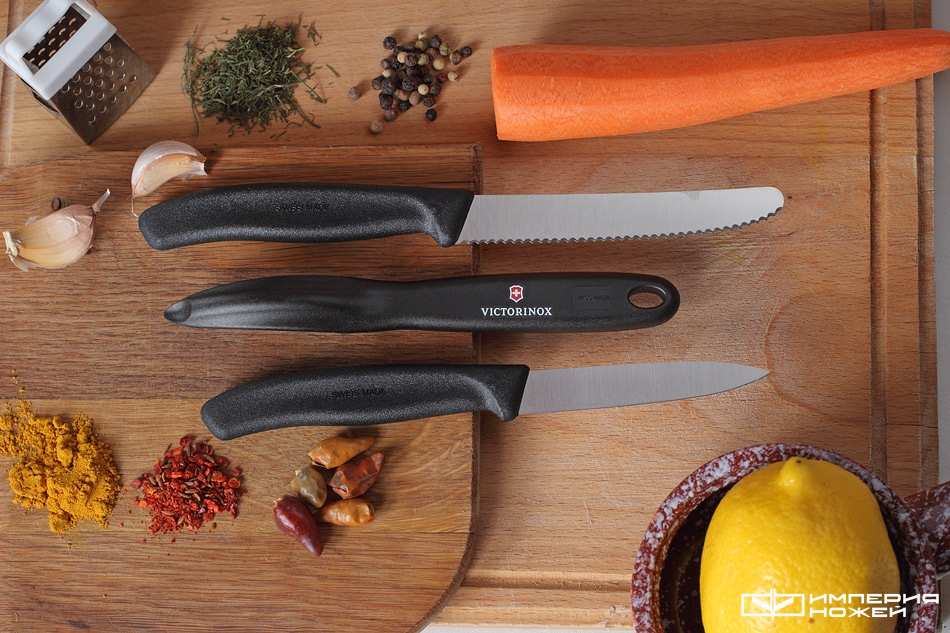 Набор из 3-х кухонных ножей  – Victorinox фото 2