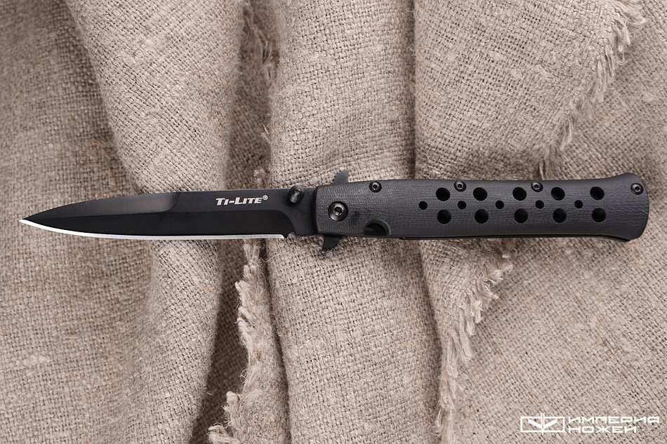 Нож Cold Steel Ti-Lite 4 black CPM-S35VN  – Cold Steel