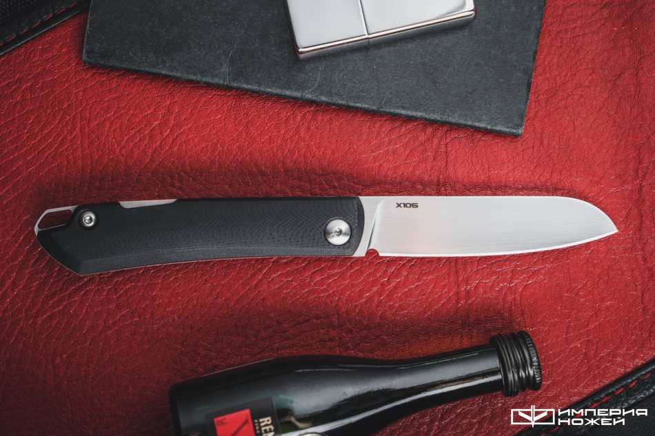 Нож N.C.Custom Bro G10 Black-Red Satin – N.C.Custom фото 2