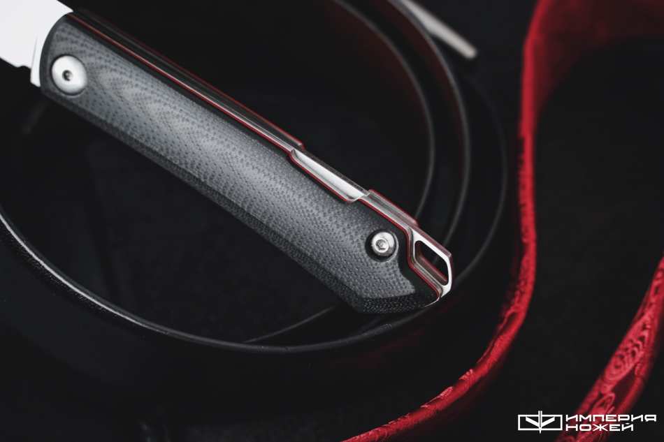Нож N.C.Custom Bro G10 Black-Red Satin – N.C.Custom фото 8