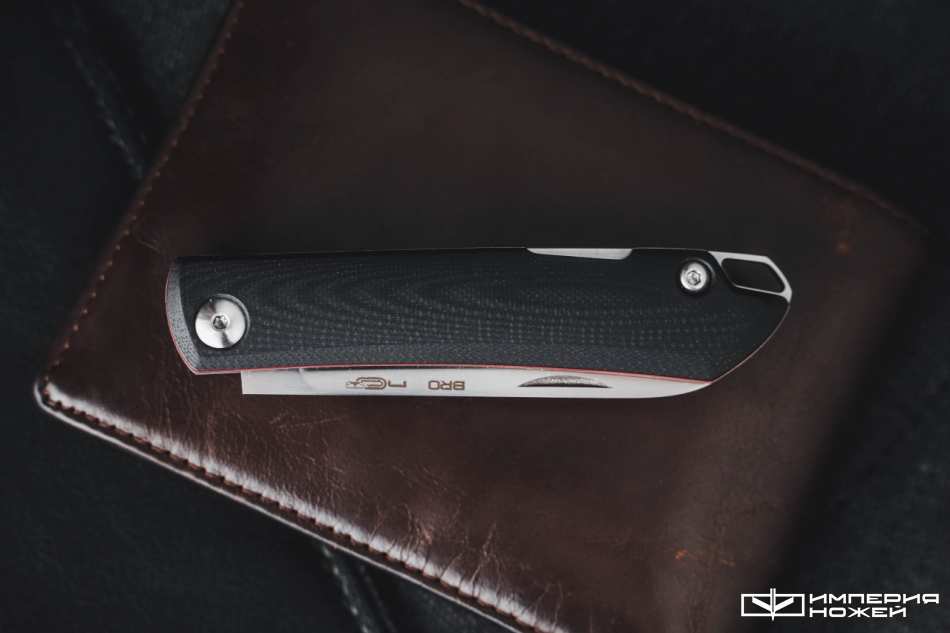 Нож N.C.Custom Bro G10 Black-Red Satin – N.C.Custom фото 9