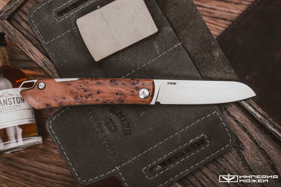 Нож N.C.Custom Bro Туя Satin – N.C.Custom фото 2