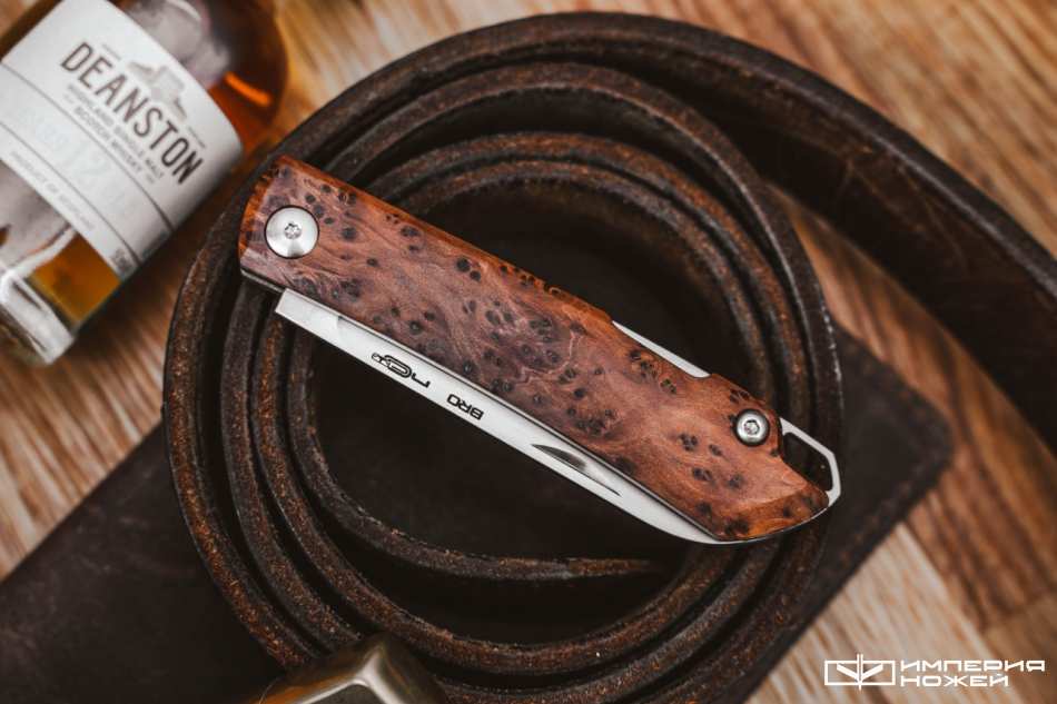 Нож N.C.Custom Bro Туя Satin – N.C.Custom фото 6
