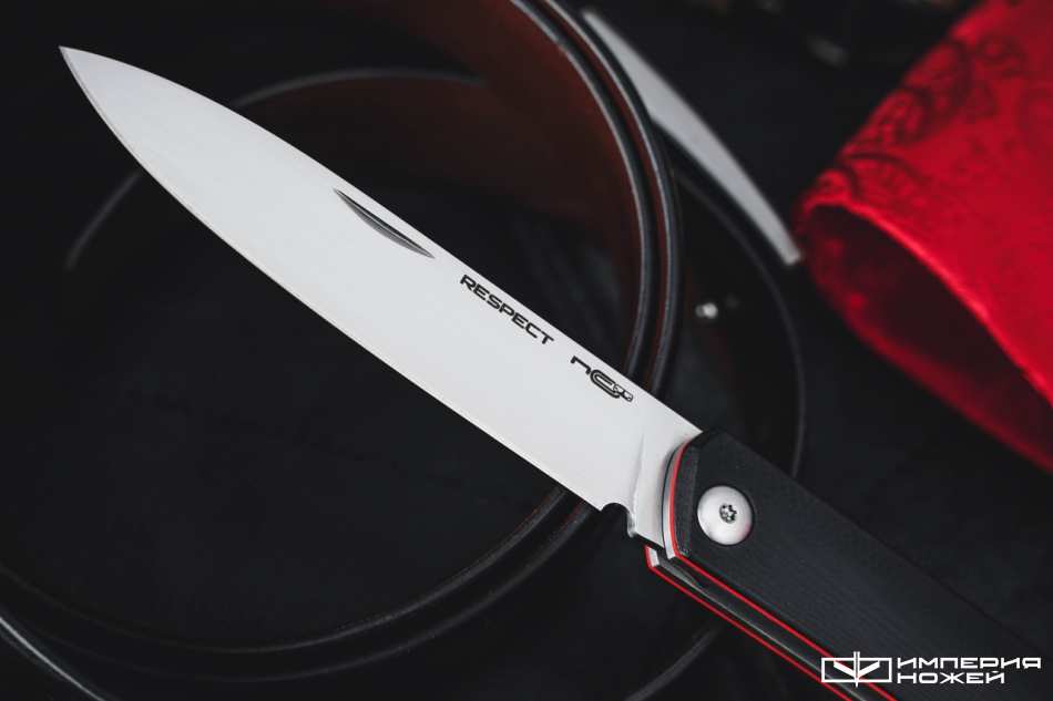 Нож N.C.Custom Respect G10 Black-Red Satin – N.C.Custom фото 3