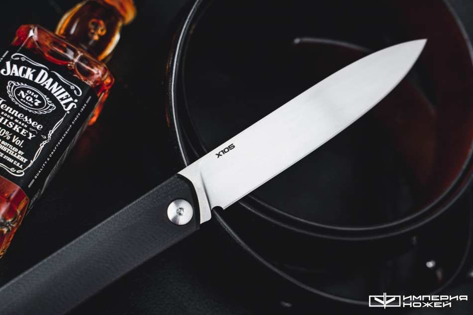 Нож N.C.Custom Respect G10 Black-Red Satin – N.C.Custom фото 4