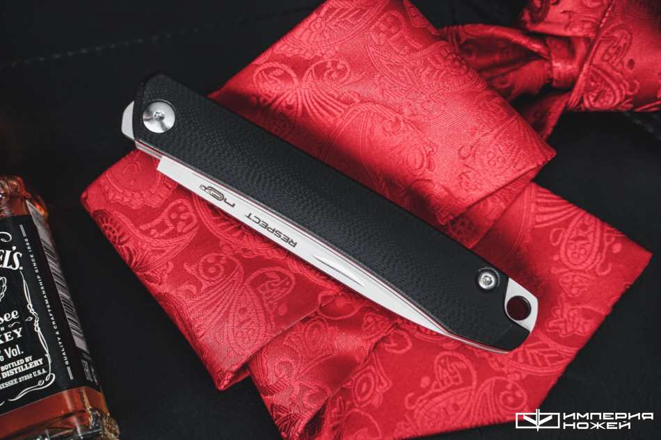 Нож N.C.Custom Respect G10 Black-Red Satin – N.C.Custom фото 7