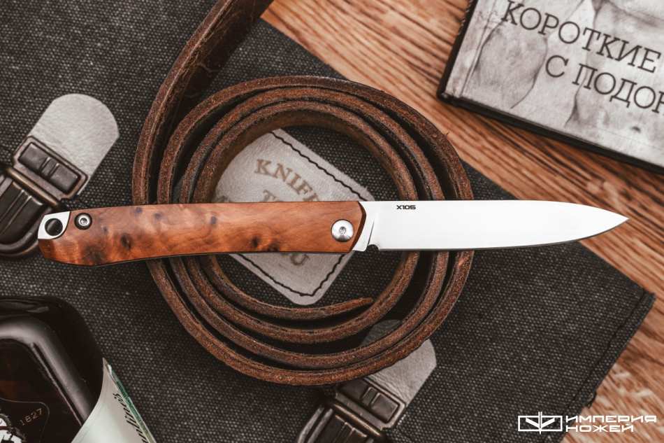 Нож N.C.Custom Respect Туя Satin – N.C.Custom фото 2