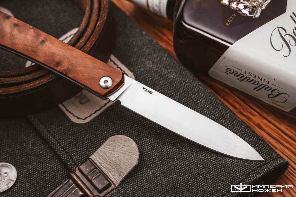 Нож N.C.Custom Respect Туя Satin – N.C.Custom фото 4