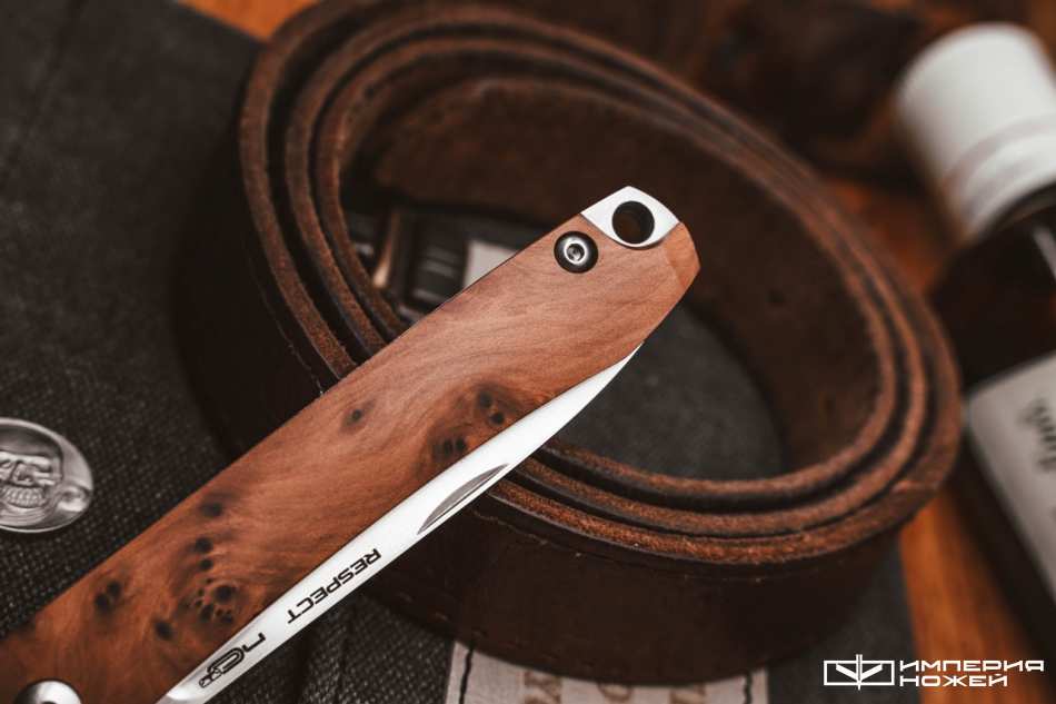 Нож N.C.Custom Respect Туя Satin – N.C.Custom фото 6