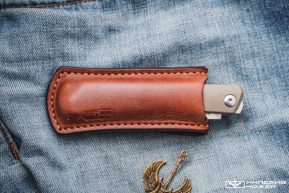 Чехол для складного ножа N.C.Custom коричневый – N.C.Custom фото 2